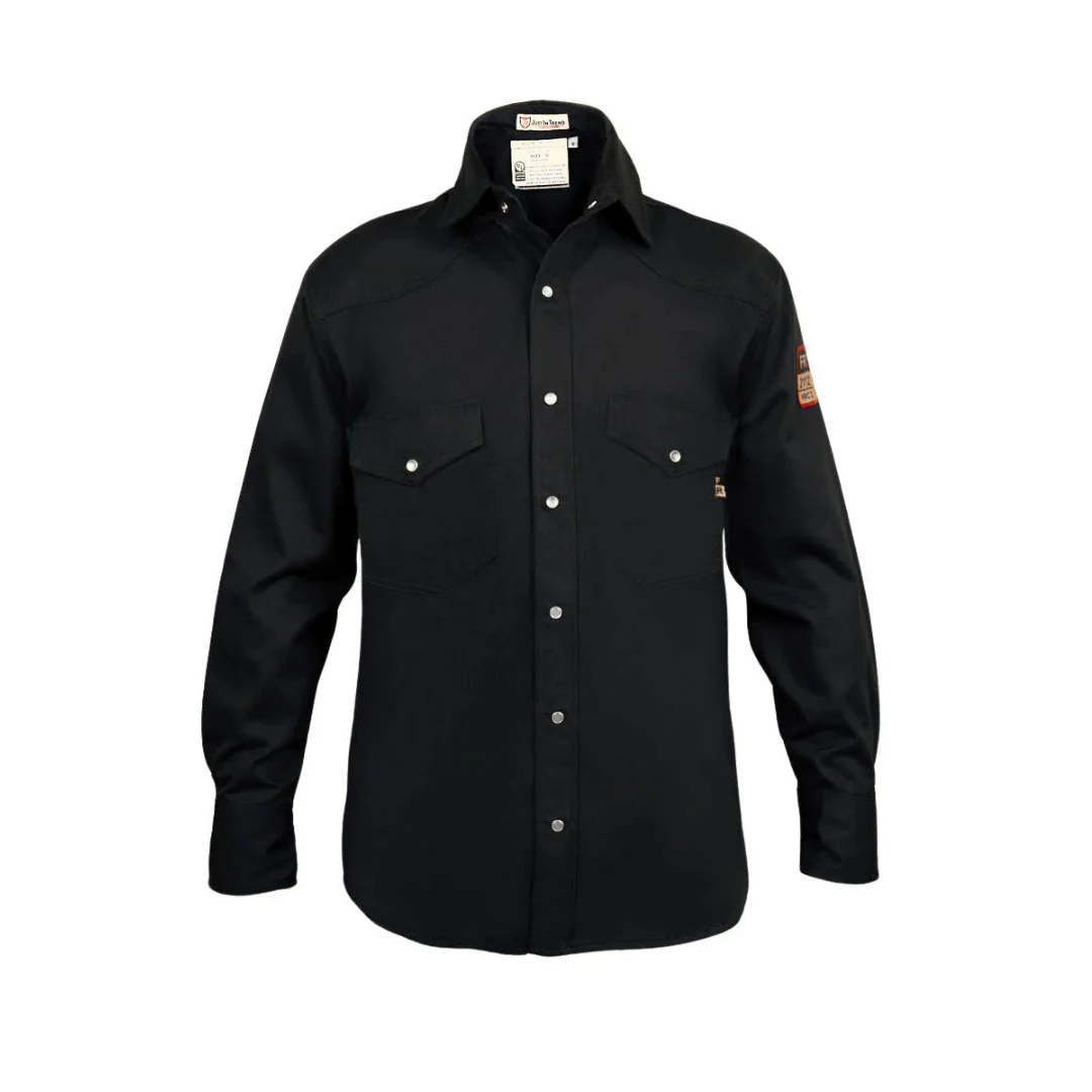 Flame Resistant FR Shirt - 100% C - Light Weight - 7oz